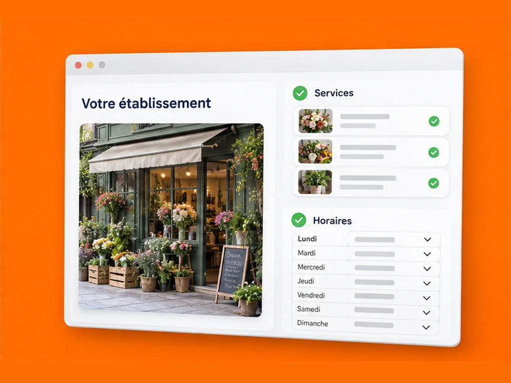 Illustration — Configuration des informations et services de votre établissement.