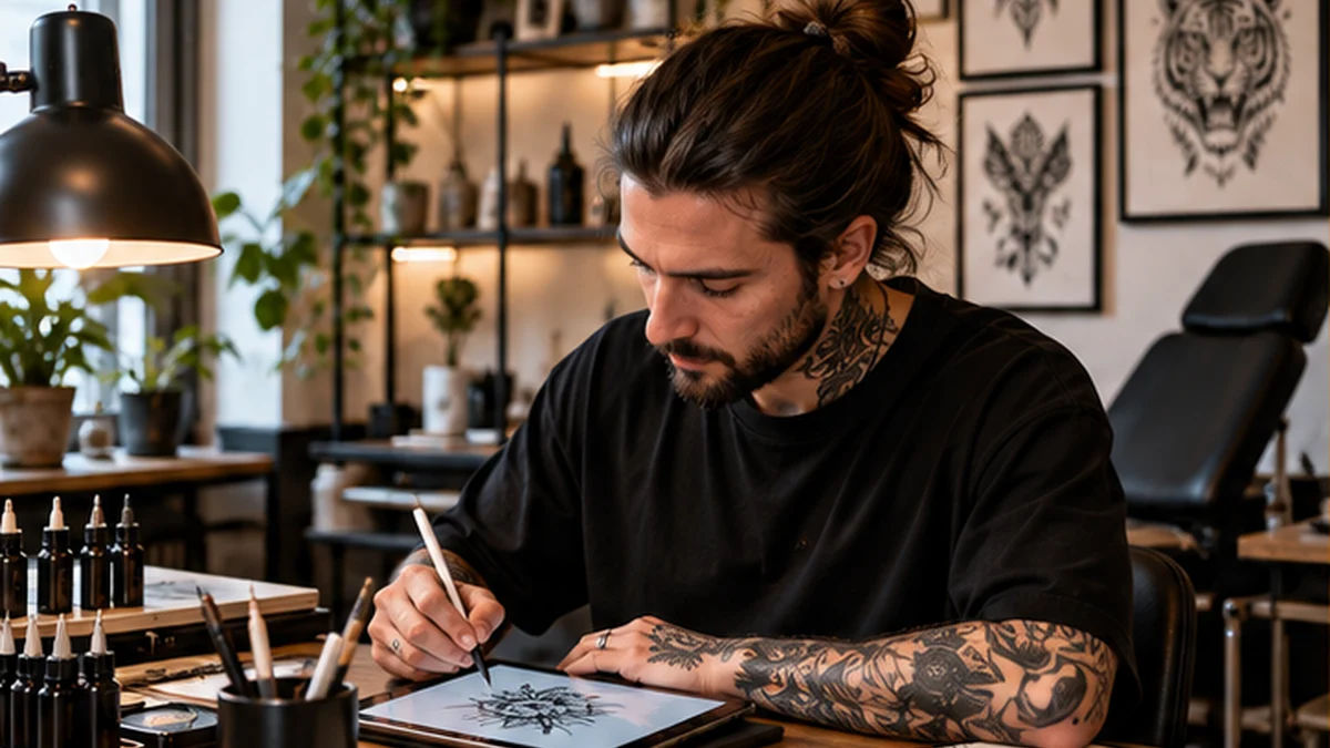 Illustration de l’activité : Salon de tatouage