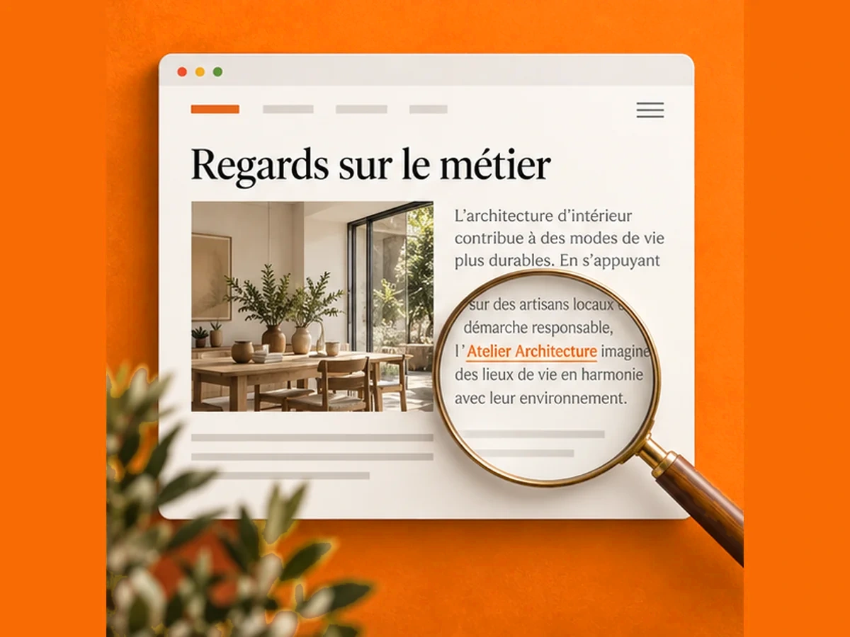 Illustration d’une mention contextuelle dans une publication professionnelle