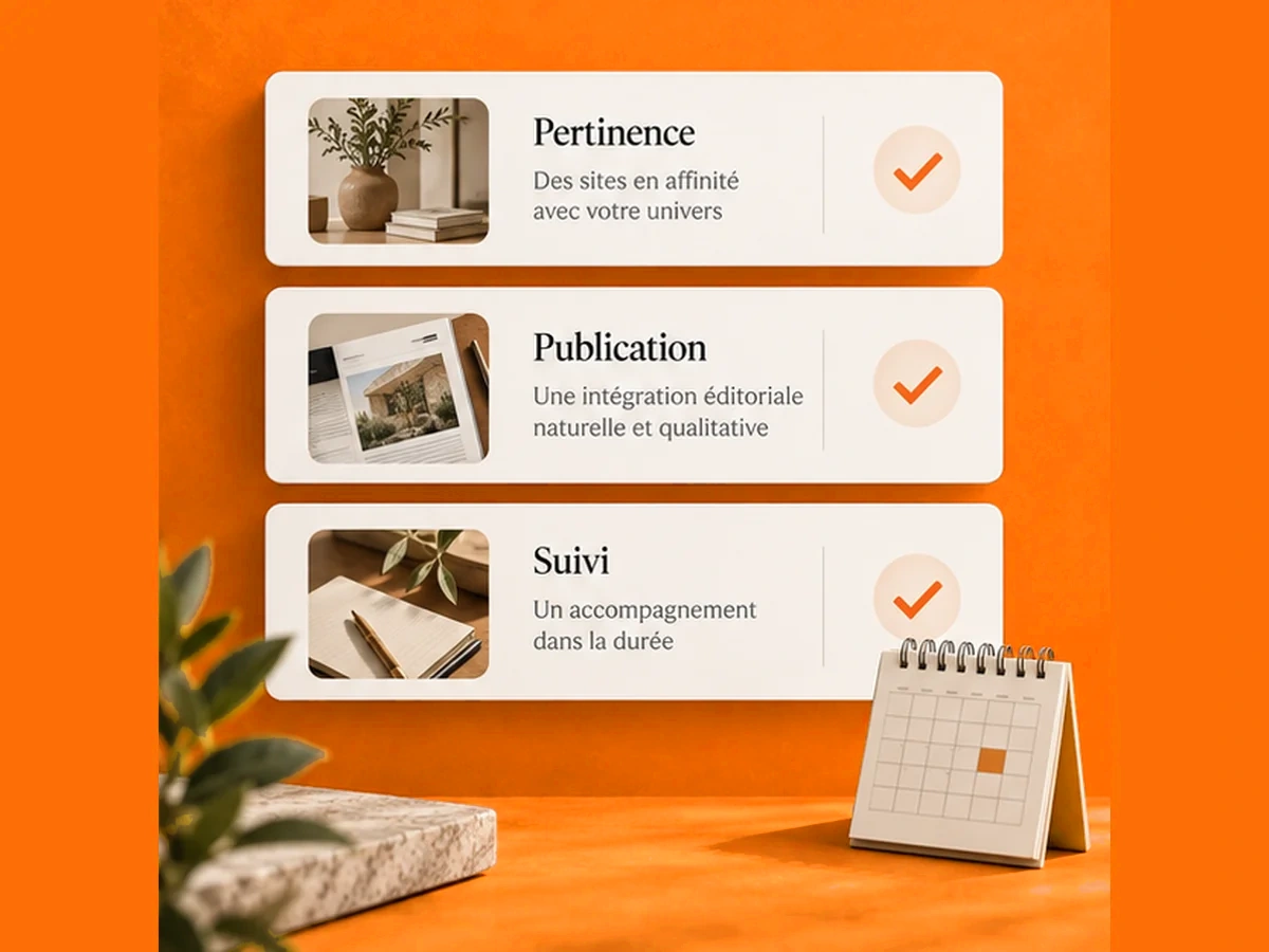 Illustration du suivi de pertinence, publication et présence des liens