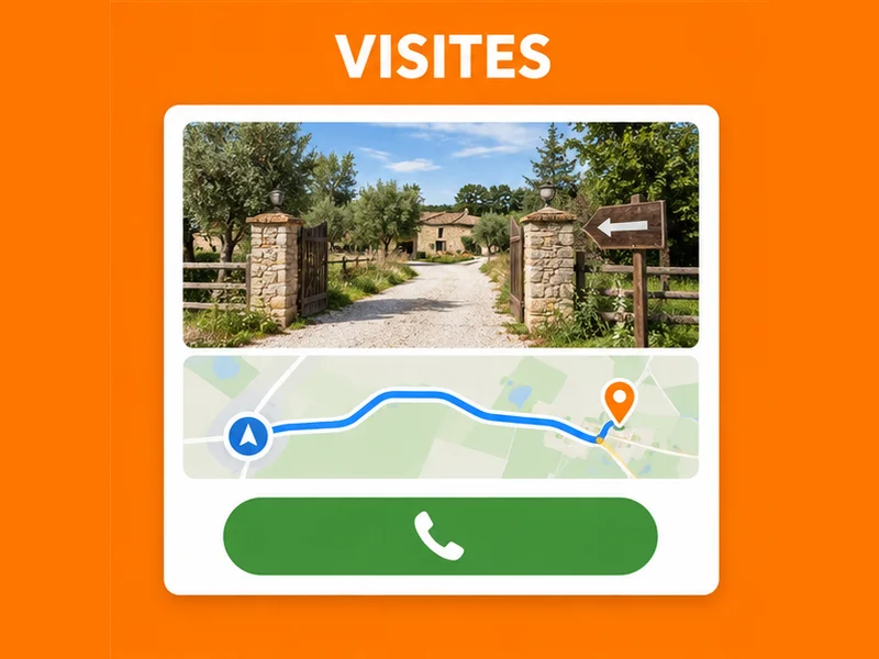 Illustration de fiche Google pour Agriculteur/Élevage : vos visiteurs