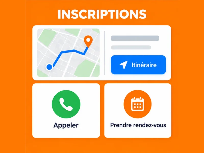 Illustration de fiche Google pour Auto-école : vos inscriptions