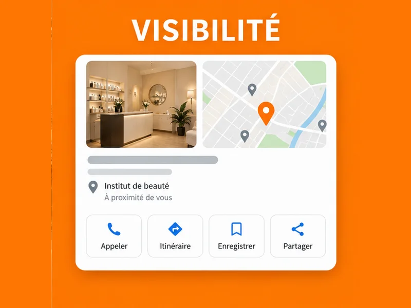 Illustration de fiche Google pour Beauté/Bien-être et Santé : votre spécialité