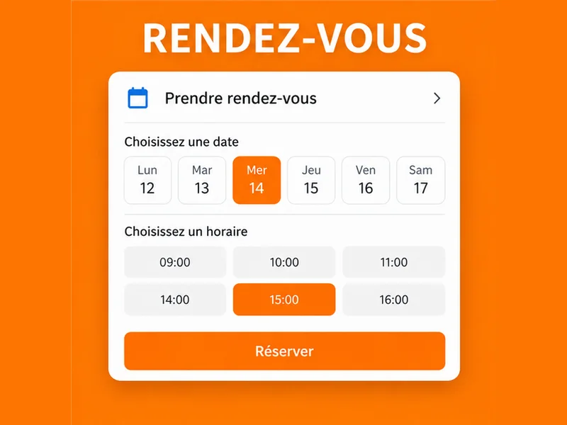 Illustration de fiche Google pour Beauté/Bien-être et Santé : vos rendez-vous