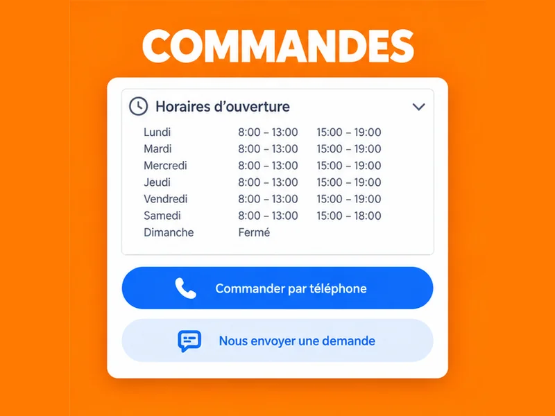 Illustration de fiche Google pour Bouchers : vos commandes