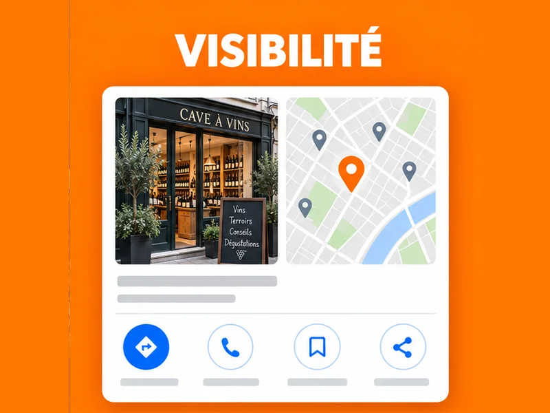 Illustration de fiche Google pour Cavistes : votre visibilité