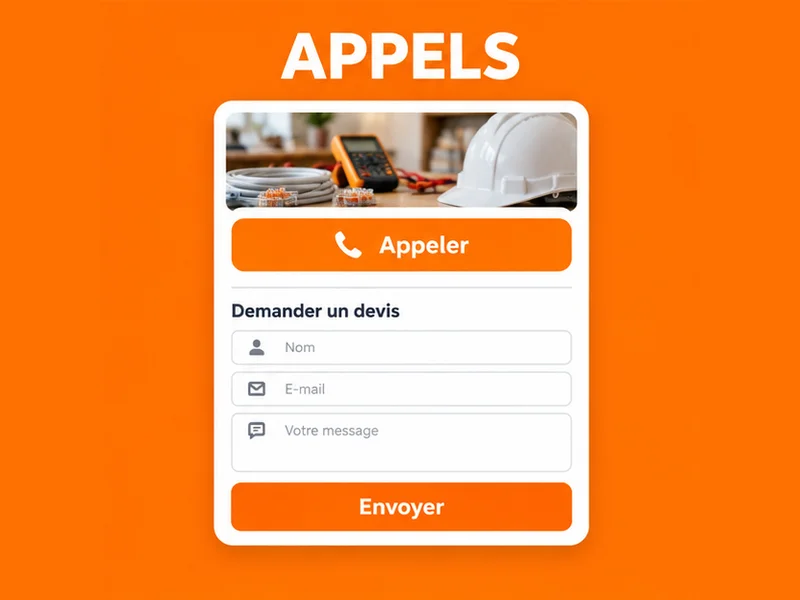 Illustration de fiche Google pour Électriciens : vos appels