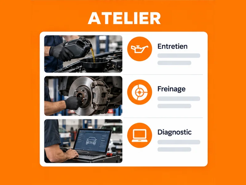 Illustration de fiche Google pour Garagistes : vos services