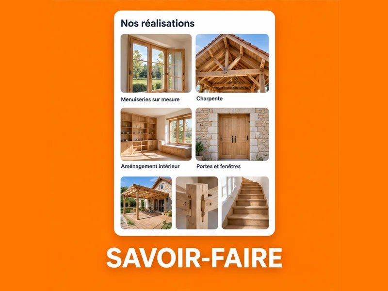 Illustration de fiche Google pour Menuisiers Charpentiers : vos ouvrages