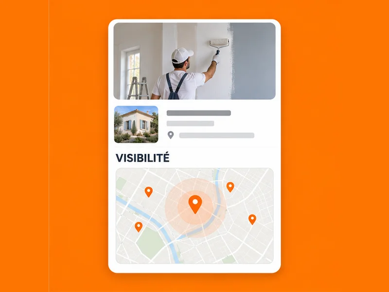 Illustration de fiche Google pour Peintres : votre visibilité