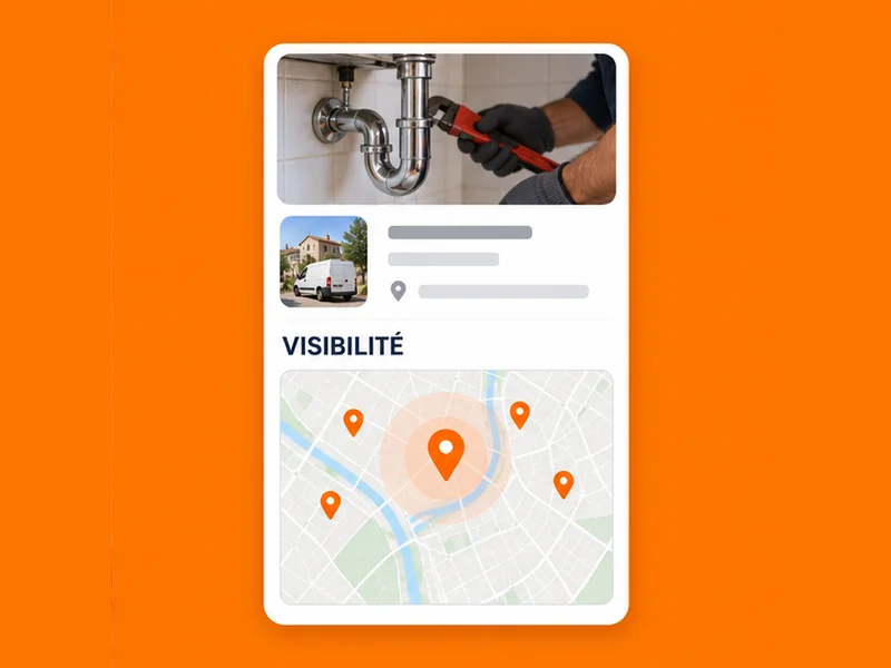 Illustration de fiche Google pour Plombiers : votre présence