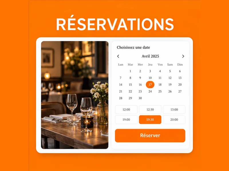 Illustration de fiche Google pour Restauration : vos réservations
