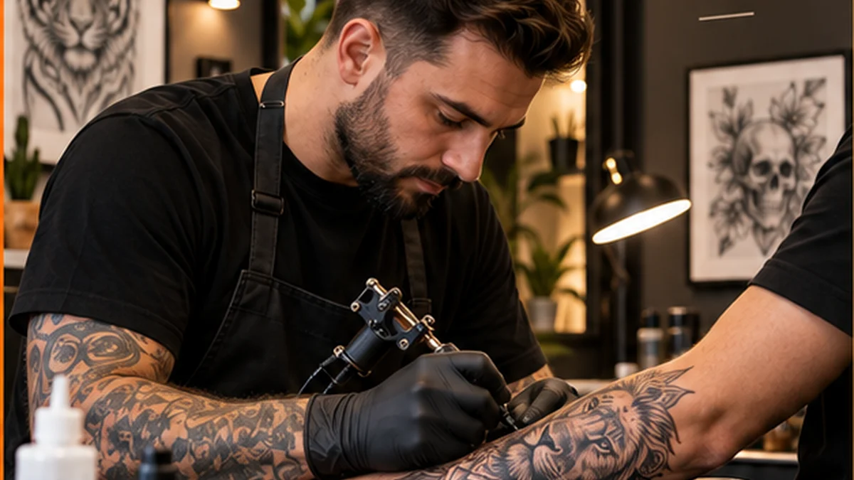 Illustration de l’activité : Salon de tatouage