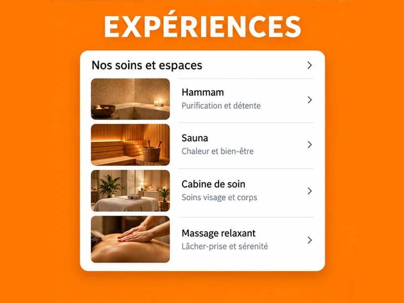 Illustration de fiche Google pour Spa : vos expériences