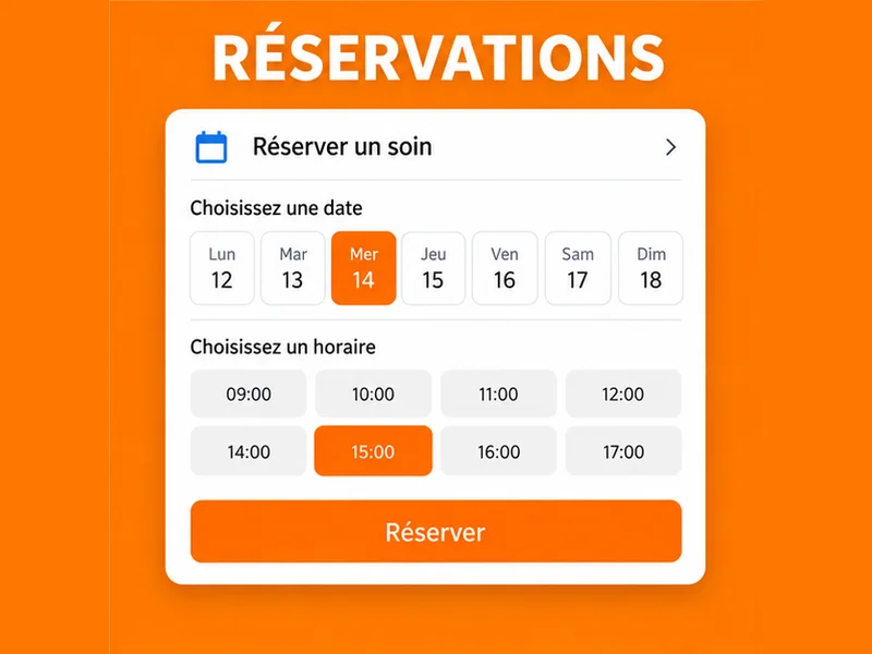 Illustration de fiche Google pour Spa : vos réservations