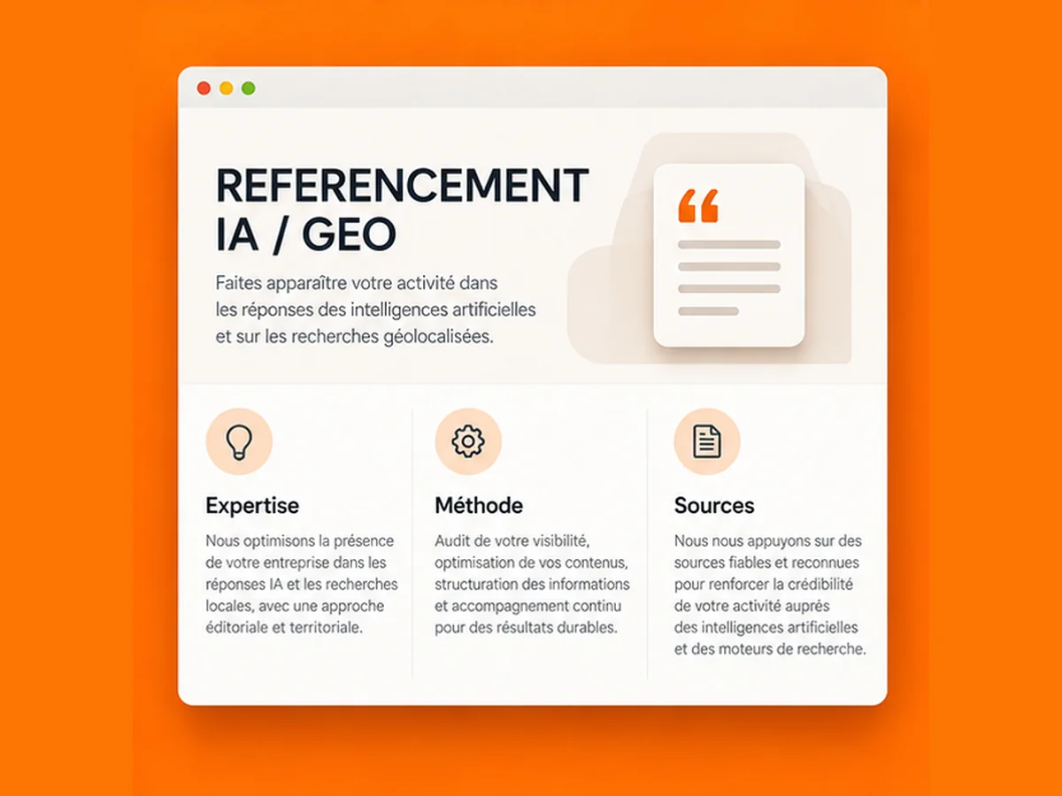 Illustration de contenus structurés autour de l’expertise, de la méthode et des sources